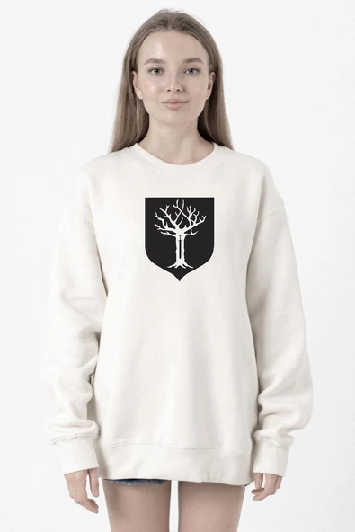 GOT House Forrester Beyaz Kadın 2ip Sweatshirt ürün görseli 1