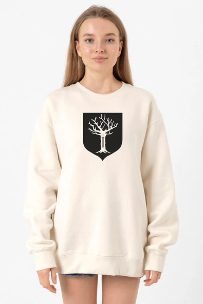 GOT House Forrester Ekru Kadın 2ip Sweatshirt ürün görseli 1