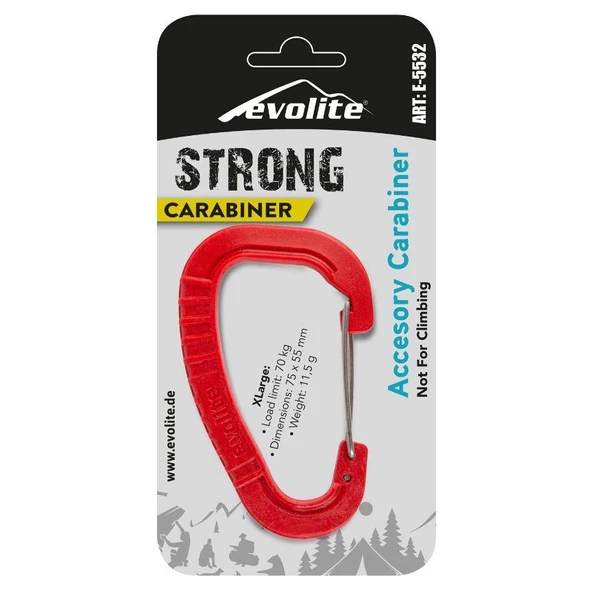 Evolite Strong Karabina XL  Kırmızı ürün görseli 1