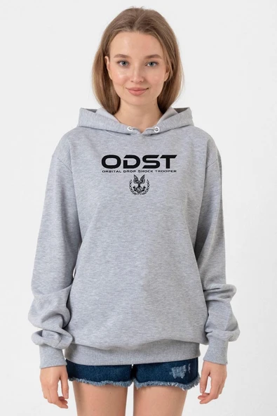 Halo Odst Orbital Drop Shock Trooper Grimelanj Kadın 3ip Kapşonlu Sweatshirt ürün görseli 1