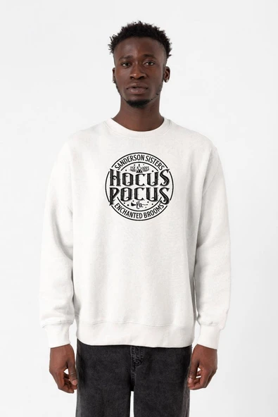 Hocus Pocus Sanderson Sisters Beyaz Erkek 2ip Sweatshirt ürün görseli 1