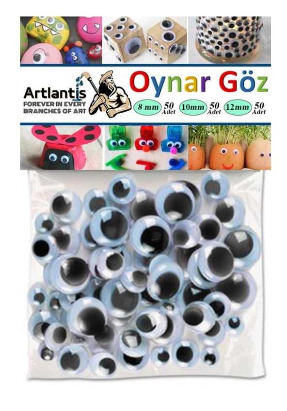 Anaokulu Etkinlik Seti 8 li 1 Paket Okul Öncesi Gelişim Seti Keçe Oynar Göz Ponpon Elişi Kağıdı Eva ürün görseli 1