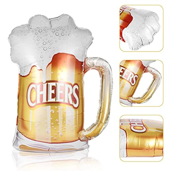 Cheers Yazılı Folyo Balon 64 cm - Resim 3