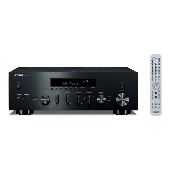 Yamaha R-N600A Musiccast Network Stereo Receiver Siyah ürün görseli 1