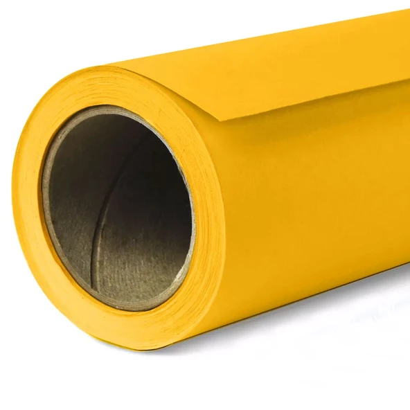 GDX 2.70x11 Metre Kağıt Sonsuz Fon Deep Yellow 180g Yüksek Yoğunluklu Profesyonel Stüdyo Fonu ürün görseli 1