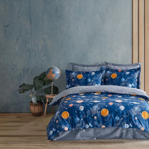 Soley | Galaxy | %100 Pamuk Çift Kişilik Nevresim Takımı ürün görseli 1