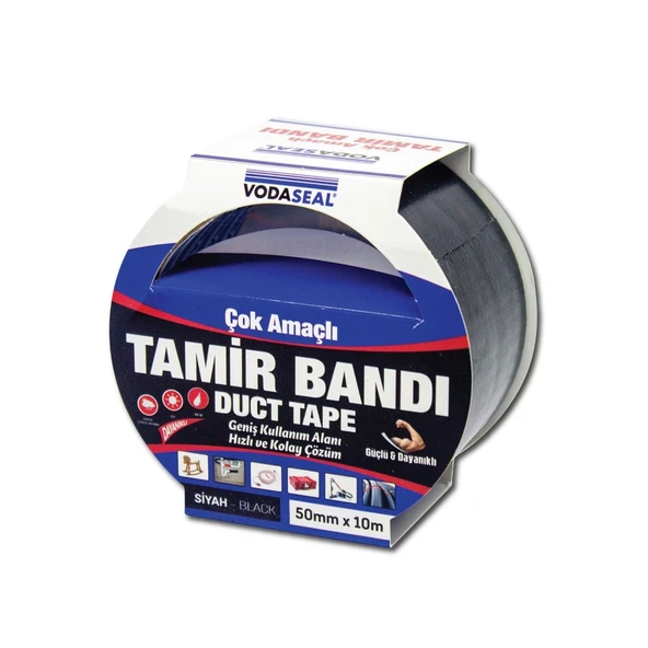 Vodaseal Tamir Bandı 50 mm x 10 mt Siyah Suya Dayanıklı ürün görseli 1