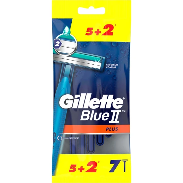 Gillette Blue2 Plus 5+2'li Kullan At Tıraş Bıçağı 2 Adet ürün görseli 1