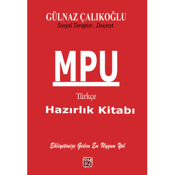 MPU Türkçe Hazırlık Kitabı - Gülnaz Çalıkoğlu ürün görseli 1