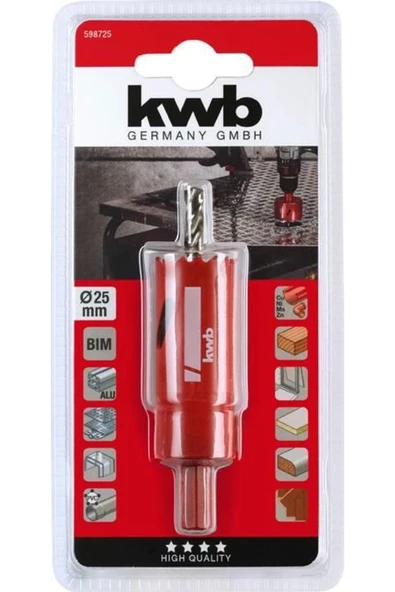 KWB Bi-Metal Panç 25 mm 6 Köşe Soket 49598725 ürün görseli 1