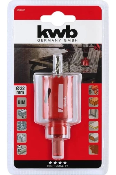 KWB Bi-Metal Panç 32 mm 6 Köşe Soket 49598732 ürün görseli 1