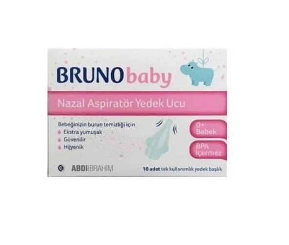 Bruno Baby Nazal Aspiratör Yedek Ucu 10'lu ürün görseli 1
