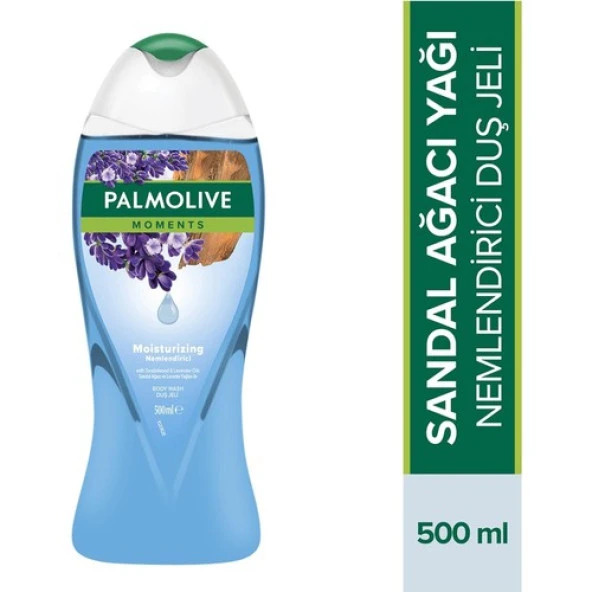 Palmolive Moments Sandal Ağacı ve Lavanta Yağları ile Nemlendirici Banyo ve Duş Jeli 500 ml ürün görseli 1