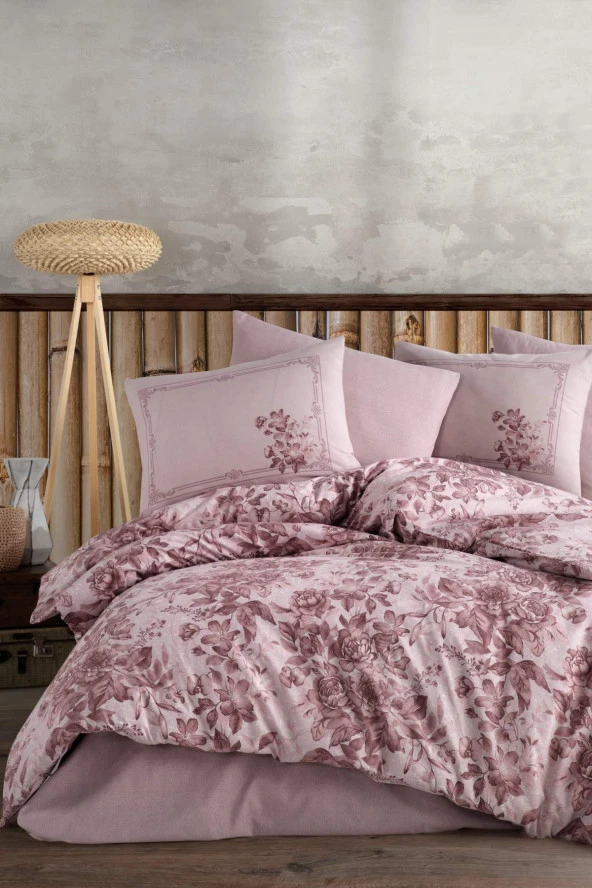 Newhome Ranforce Sofrano Pembe Tek Kişilik Nevresim Takımı ürün görseli 1