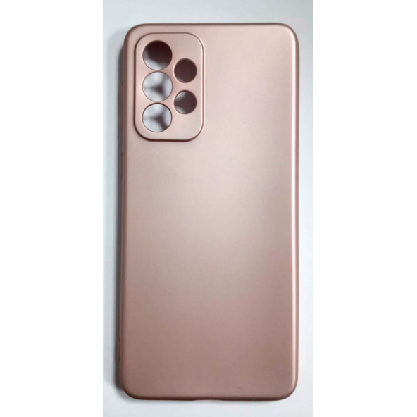 Samsung Galaxy A33 5G Uyumlu Rose Gold Kadife Dokulu Yumusak Kilif ürün görseli 1