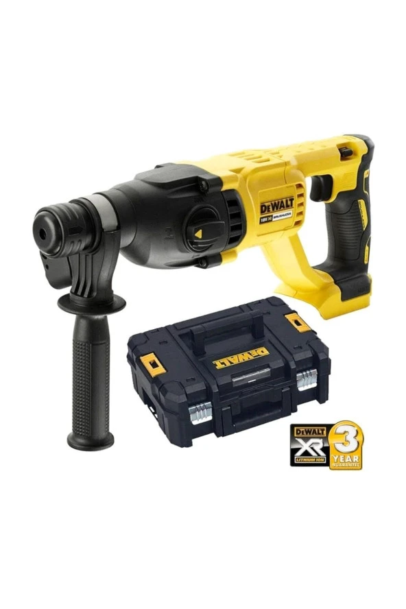 Dewalt Dch133nt 18 V T-stak Çantalı Kırıcı-delici Matkap Kömürsüz SDS PLUS (aküsüz satılmaktadır) ürün görseli 1