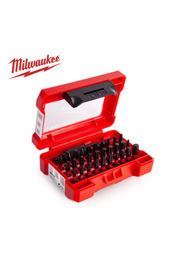 Milwaukee Shockwave Compact Vidalama Matkap Ucu Seti 32 Parça ürün görseli 1