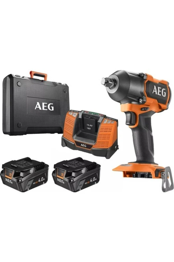 AEG Darbeli Somun Sıkma Akülü (2x4,0ah) Bss 18mtf12bl-402c ürün görseli 1