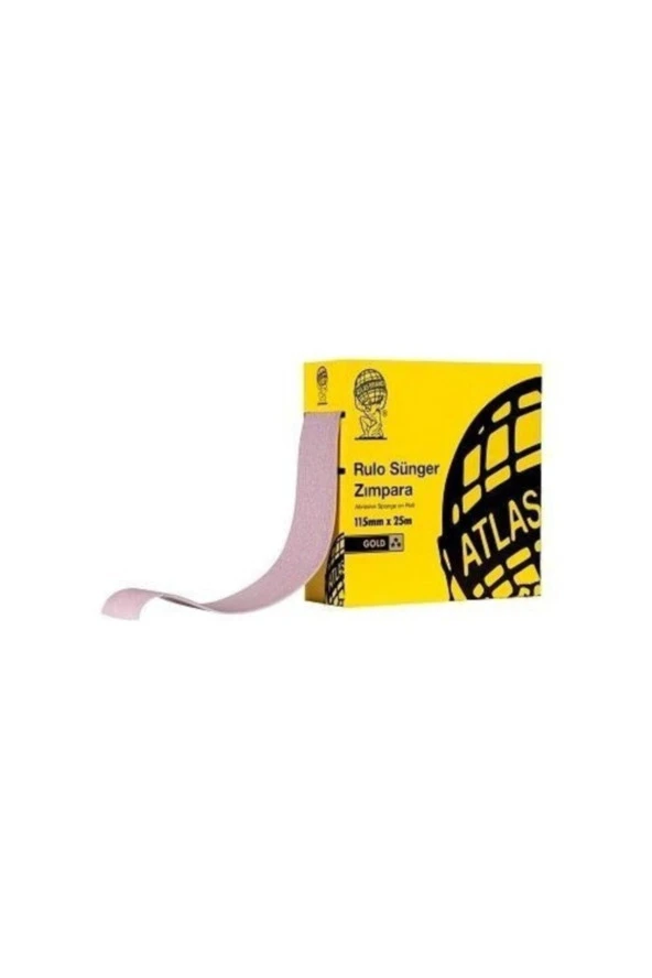 Atlas Rulo Sünger Zımpara 115 Mm x 25 M 220 Kum ürün görseli 1