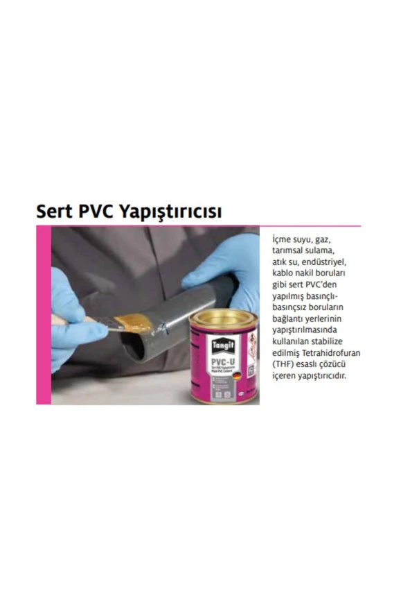 Tangit Sert Pvc Yapıştırıcısı 125 Gr  - 30 adet ürün görseli 1