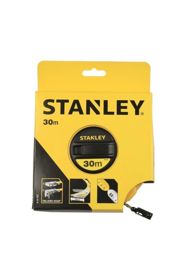 Stanley 0-34-297 Arazi metre fiberglass 30 mt ürün görseli 1