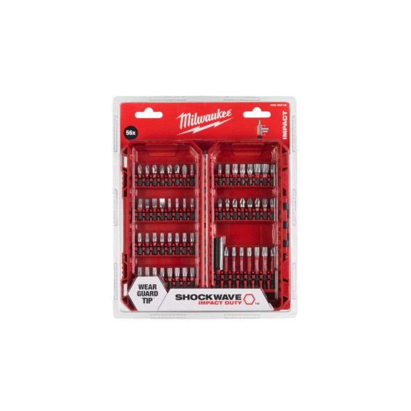 MİLWAUKEE SHOCKWAVE BİTS UÇ SETİ 56 PARÇA 4932492006 ürün görseli 1