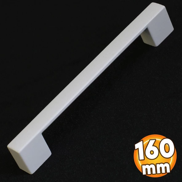 Gölcük Düz Mobilya Mutfak Dolap Çekmece Dolabı Kapak Metal Kulpu Kulbu Kulpları Beyaz 160 Mm - 16 Cm ürün görseli 1