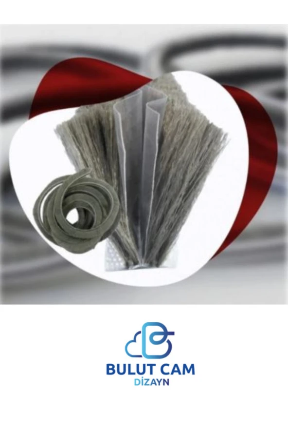 BULUT DİZAYN-10 M - Kıl Fitil: Cam Balkon-sürgü Sistemleri Kıl Fitili Taban 6,7 Mm Yükseklik 12 Mm ürün görseli 1