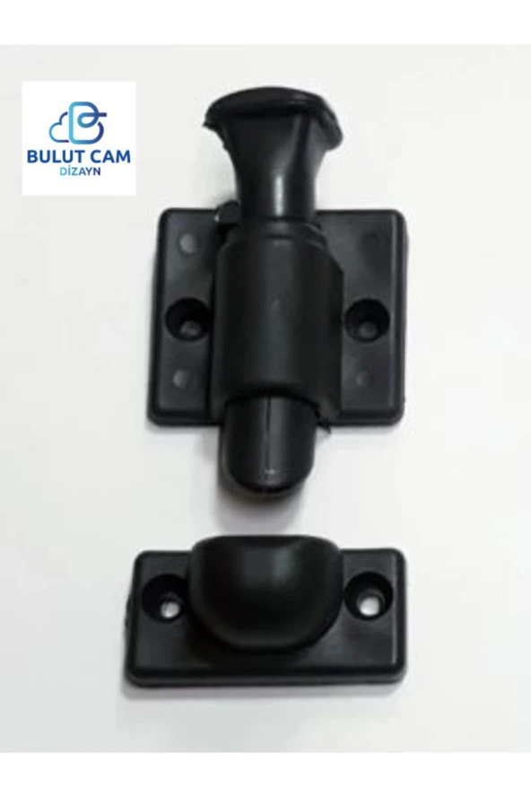 BULUT DİZAYN-Cam Balkon Plastik Kilidi Cam Balkon Emniyet Kilidi Siyah ürün görseli 1