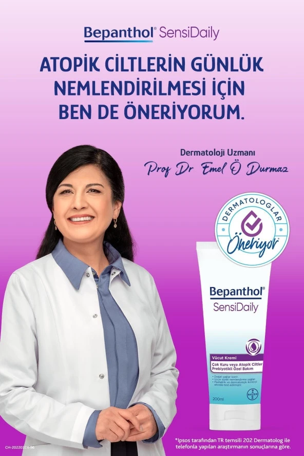 Bepanthol Sensidaily Vücut Kremi 200 ml - Resim 8