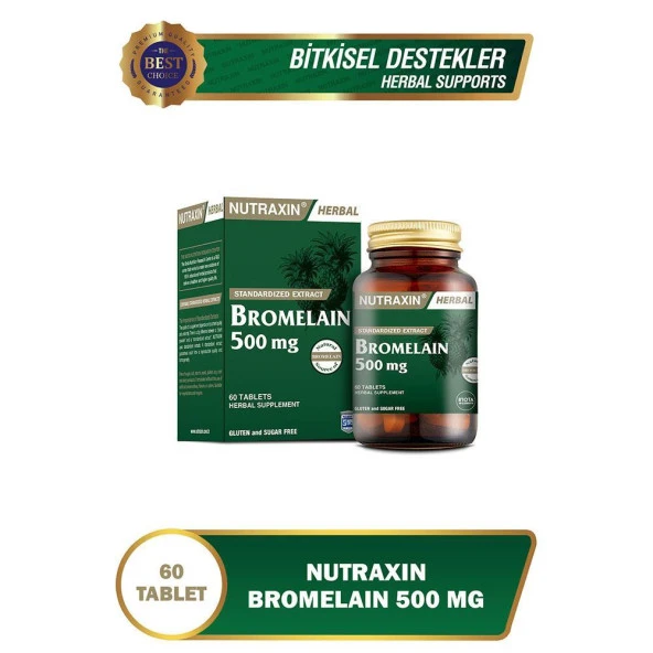 Nutraxin Bromelain 60 Kapsül ürün görseli 1