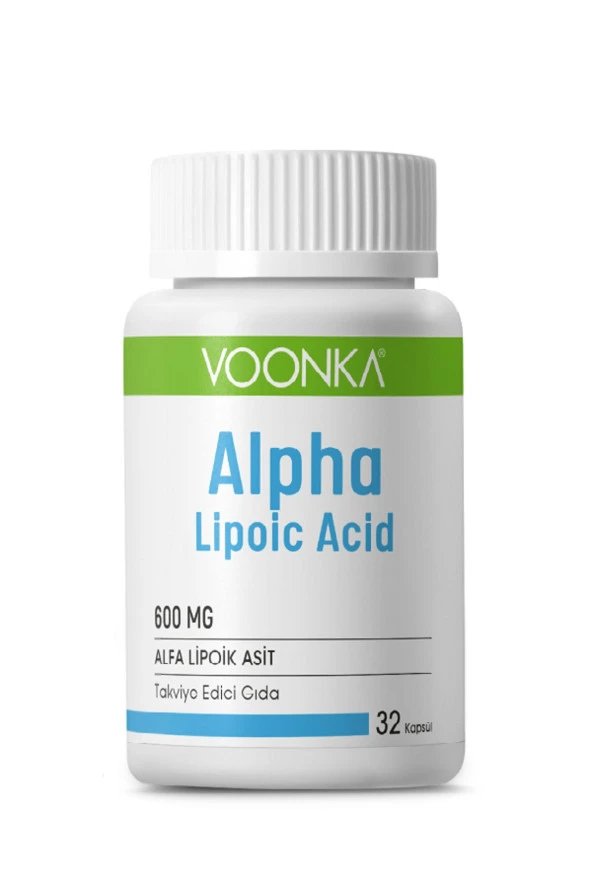 Voonka Alpha Lıpoic Acid 600 mg 32 Kapsül ürün görseli 1