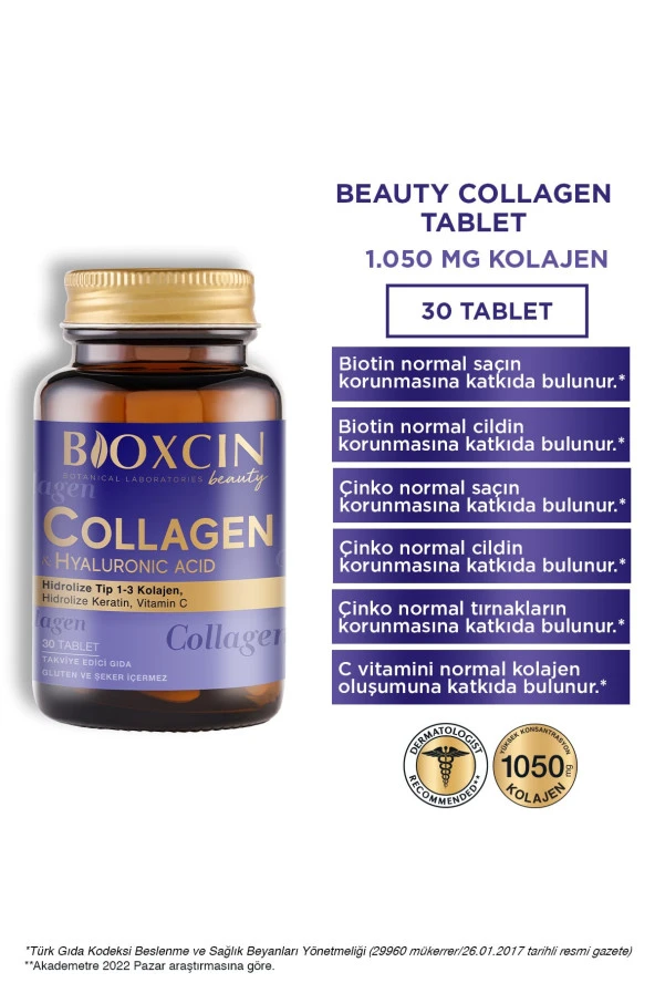 Bioxcin Collagen 30 Tablet - Resim 2