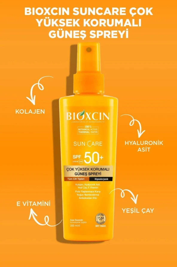 Bioxcin Sun Care Sprey SPF50 200 ml - Resim 3