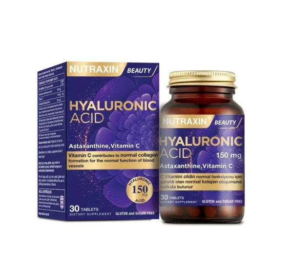Nutraxin Beauty Hyaluronik Acid 30 Tablet ürün görseli 1