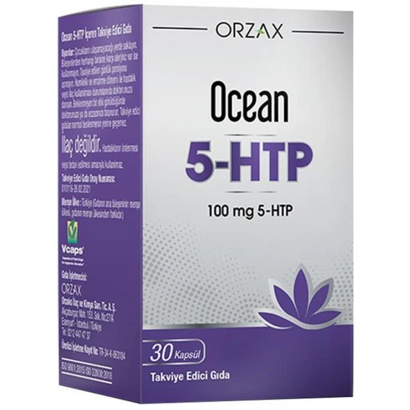 Ocean 5-HTP 100 mg 30 Kapsül ürün görseli 1