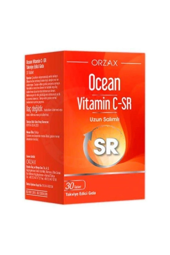 Ocean Vitamin C-SR 500 Mg 30 Tablet ürün görseli 1