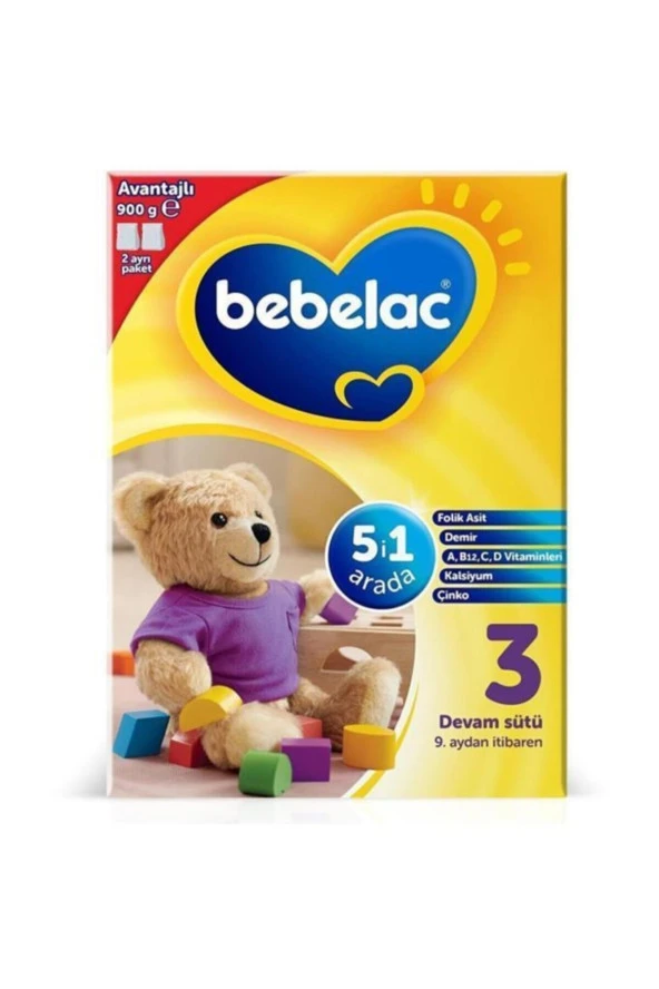 Bebelac 3 Bebek Devam Sütü 800 Gr ürün görseli 1