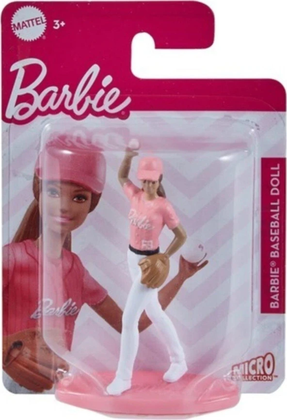Barbie Mini Figür Baseball Doll ürün görseli 1