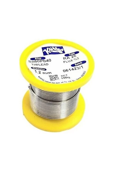 Kurtel 1,2mm 100 gr Lehim Teli ürün görseli 1