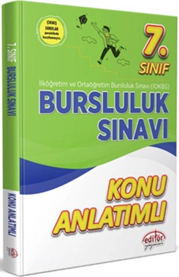 7. Sınıf Bursluluk Sınavı Konu Anlatımlı Editör Yayınları ürün görseli 1
