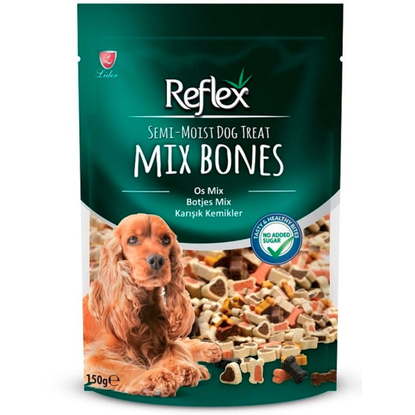Reflex Mix Bones Karışık Kemikler Yumuşak Köpek Ödülü 150gr ürün görseli 1