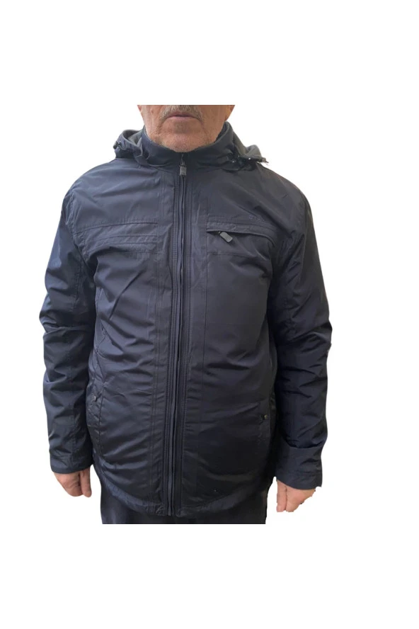 PREİUM ÇİFT TARAFLI SU GEÇİRMEZ BÜYÜK BEDEN MONT ürün görseli 1