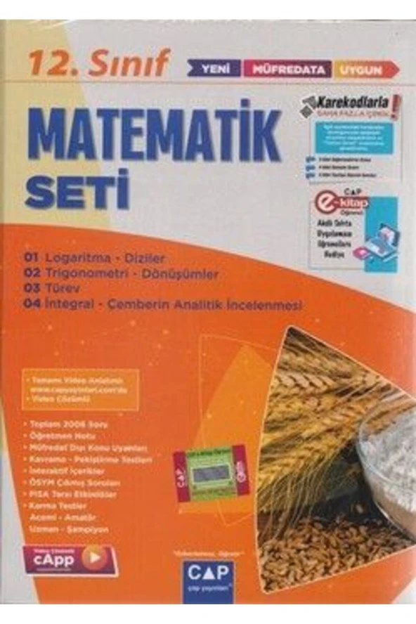 12. Sınıf Anadolu Matematik Set 2023 ürün görseli 1