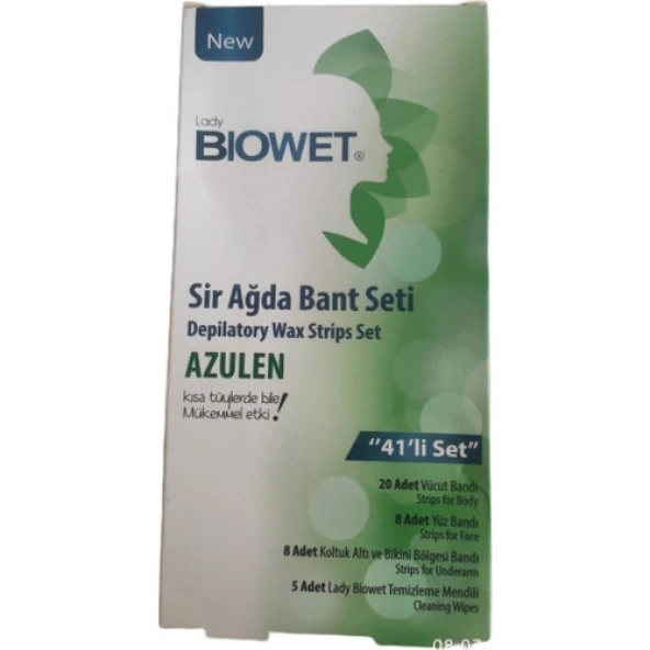 Bioweet Bıowet Azulen 41Lİ Set Sir Ağda Bant Seti ürün görseli 1