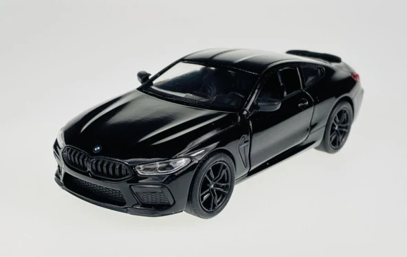 Kinsmart Bmw M8 Competition Coupe 1:38 Siyah Çek Bırak Model Araba ürün görseli 1