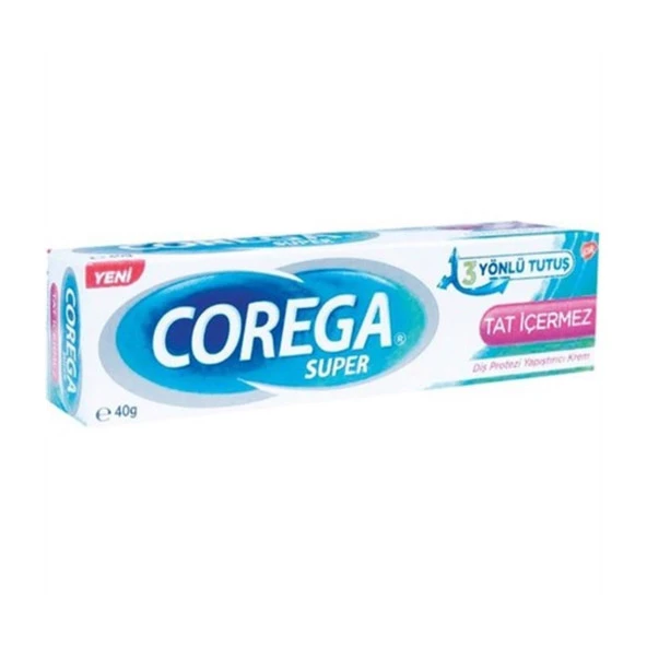 Corega Süper Tatsız Diş Protezi Yapıştırıcı Krem 40 gr ürün görseli 1