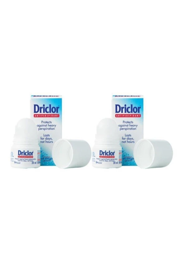 Driclor Aşırı Terleme Önleyici Antiperspirant Roll-on 20 ml X 2 ürün görseli 1