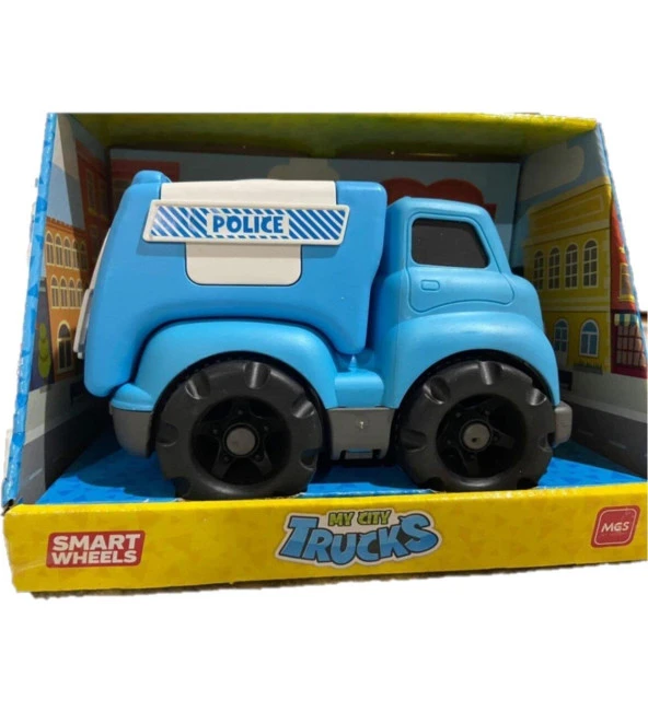 Zhltoys My City Trucks Police Mavi ürün görseli 1