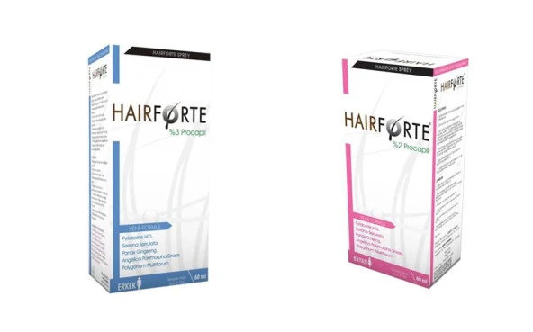 Hairforte Sprey Bay - Bayan 60 Ml 2'li Paket ürün görseli 1